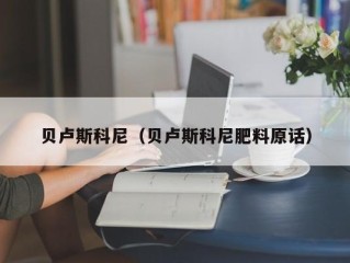 贝卢斯科尼（贝卢斯科尼肥料原话）