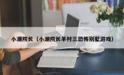 小潮院长（小潮院长羊村三恐怖别墅游戏）