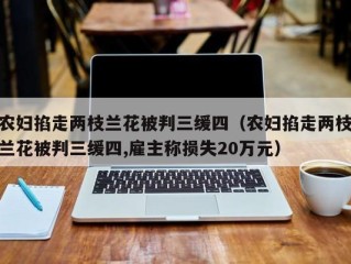 农妇掐走两枝兰花被判三缓四（农妇掐走两枝兰花被判三缓四,雇主称损失20万元）