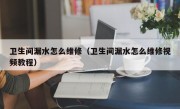 卫生间漏水怎么维修（卫生间漏水怎么维修视频教程）