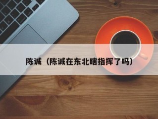 陈诚（陈诚在东北瞎指挥了吗）