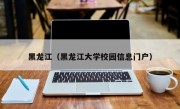 黑龙江（黑龙江大学校园信息门户）