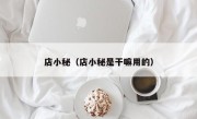 店小秘（店小秘是干嘛用的）