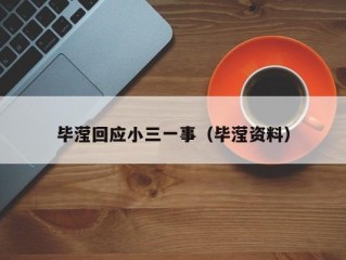 毕滢回应小三一事（毕滢资料）