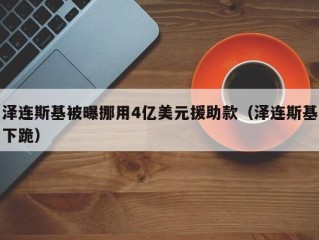 泽连斯基被曝挪用4亿美元援助款（泽连斯基下跪）