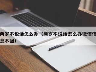 两岁不说话怎么办（两岁不说话怎么办微信信息不回）