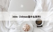 3dm（3dmax是什么软件）