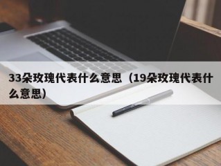 33朵玫瑰代表什么意思（19朵玫瑰代表什么意思）