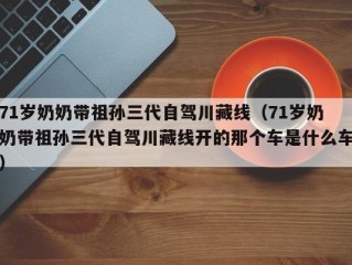 71岁奶奶带祖孙三代自驾川藏线（71岁奶奶带祖孙三代自驾川藏线开的那个车是什么车）