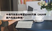 中国汽车出口有望达440万辆（2020中国汽车出口数据）