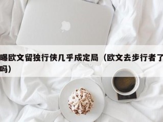 曝欧文留独行侠几乎成定局（欧文去步行者了吗）