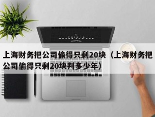 上海财务把公司偷得只剩20块（上海财务把公司偷得只剩20块判多少年）