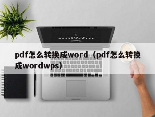 pdf怎么转换成word（pdf怎么转换成wordwps）